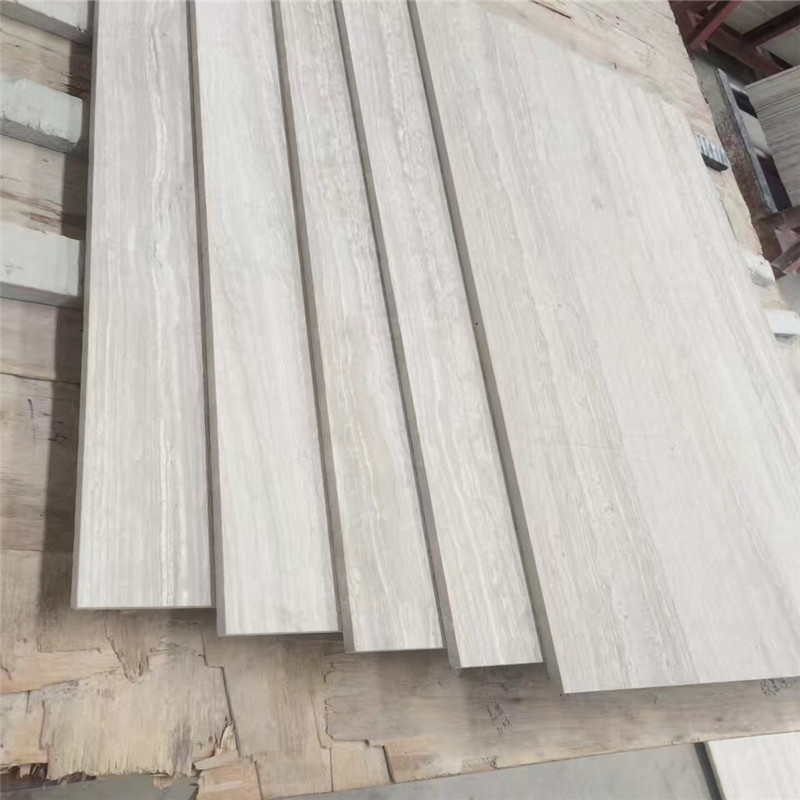  Promotion Vertrieb Chinesischer weißer Holz Marmor 610x305x10mm polierte Fliesen